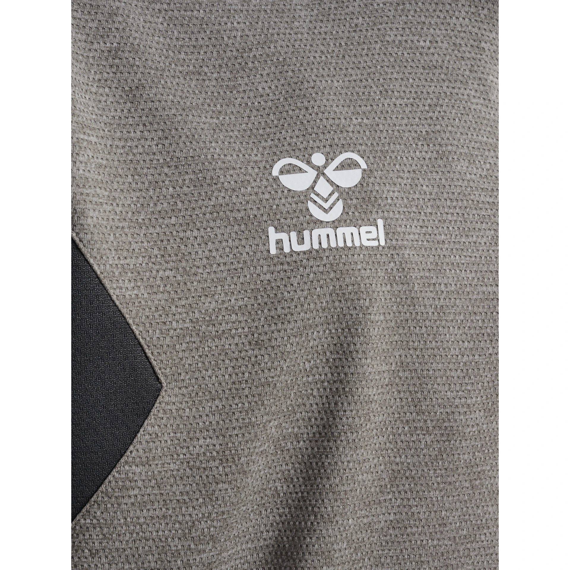 HUMMEL hmlAUTHENTIC_HALF_ZIP_SWEAT_KIDS 219974 2006 GREY MELANGE