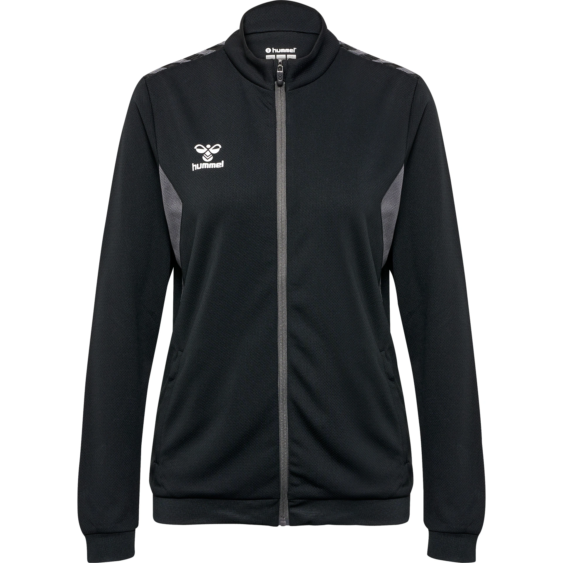 HUMMEL hmlAUTHENTIC_PL_ZIP_JACKET_WOMAN 219984 2001 BLACK