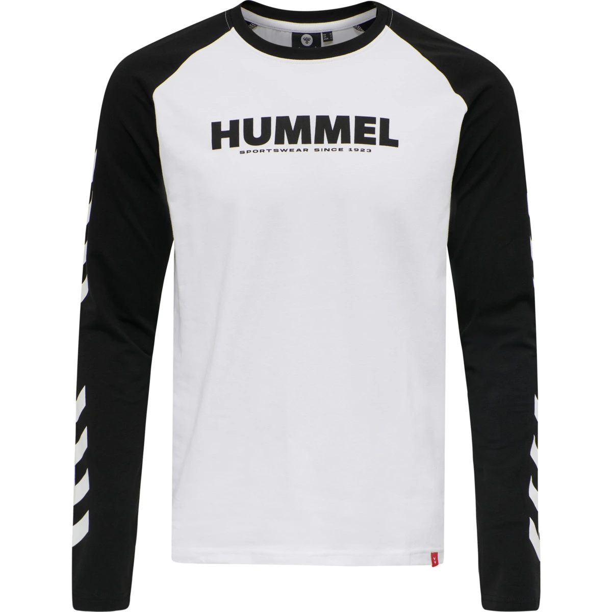 HUMMEL Herren_Shirt_hmlLEGACY_BLOCKED_T_SHIRT_L_S 212874 9001 WHITE