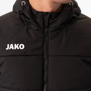 JAKO Herren_Jacke_Coachjacke_Team_mit_Kapuze A4T027JU7103 800 schwarz