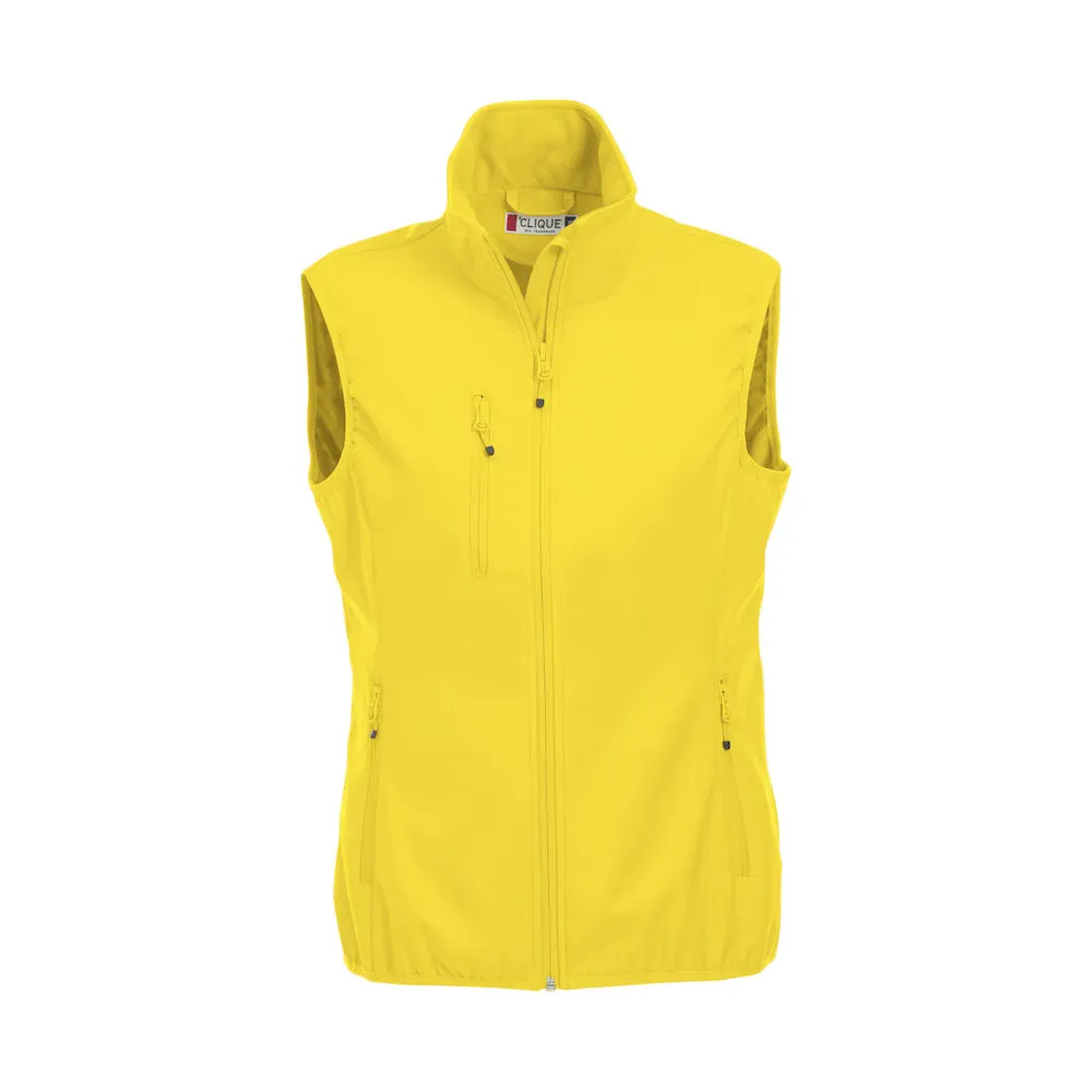 CLIQUE Basic_Softshell_Vest_Ladies 020916 10 lemon