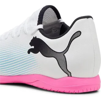 PUMA Herren_Fussball_Hallenschuhe_FUTURE_7_PLAY_IT 107727 001 PUMA WHITE-PUMA BLACK-POIS