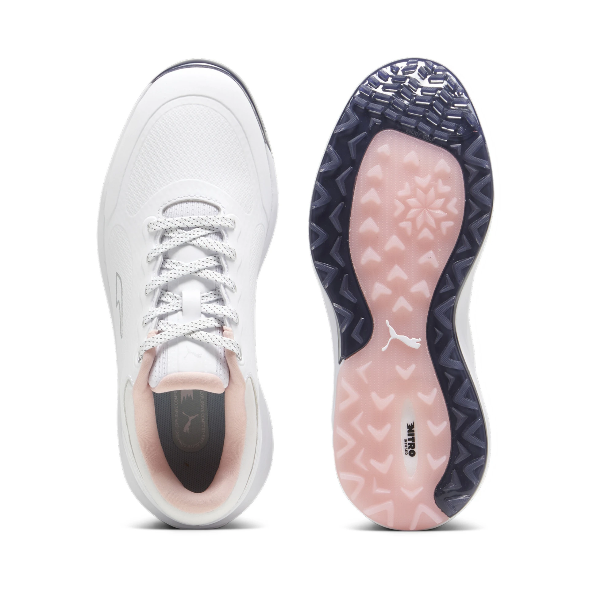 PUMA Alphacat_NITRO_Wmns 378921 001 PUMA WHITE-DEEP NAVY-PEACH