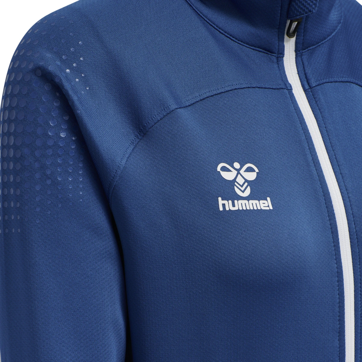 HUMMEL HUMMEL_Damen_Sweatshirt_hml_LEAD_WOMEN_POLY_ZIP 211854 7045 TRUE BLUE