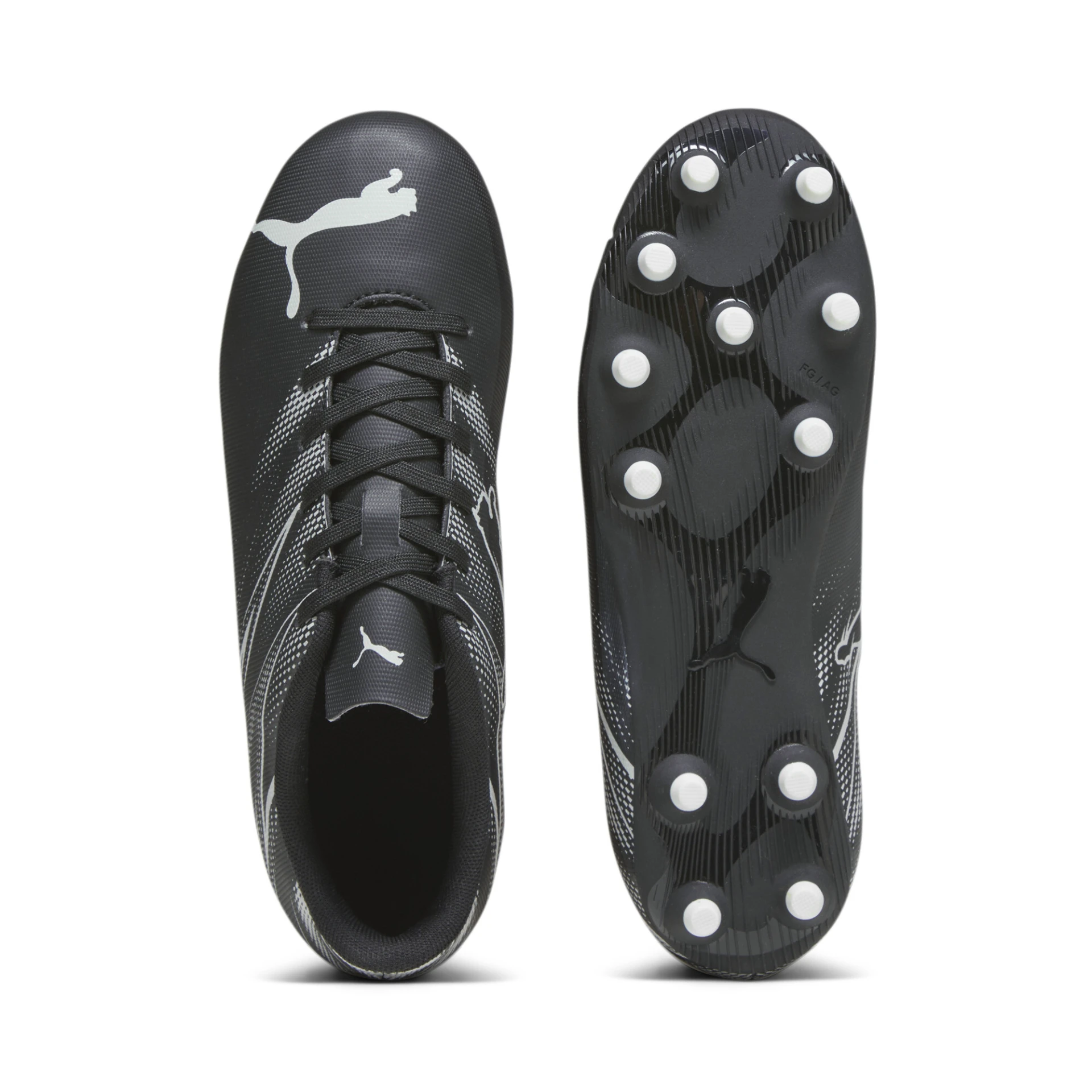 PUMA ATTACANTO_FG_AG_Jr 107480 001 PUMA BLACK-SILVER MIST