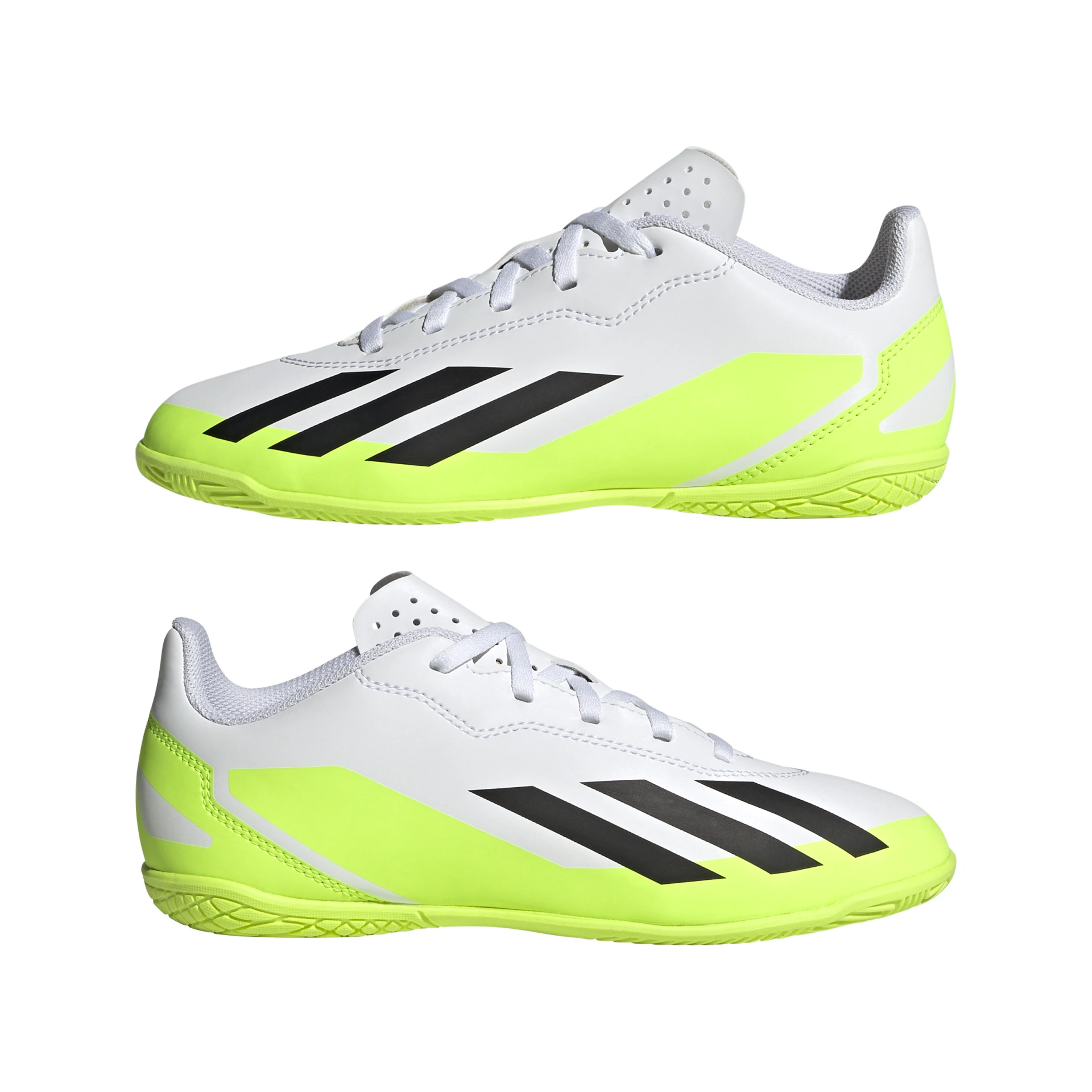 ADIDAS X_CRAZYFAST4_IN_J IE4065 000 FTWWHT/CBLACK/LUCLEM