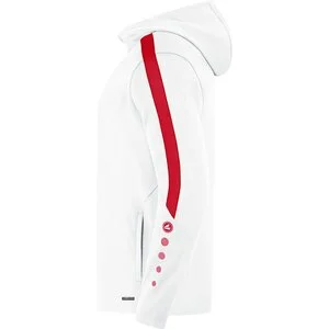 JAKO Kinder_Kapuzensweat_Kapuzenjacke_Power A4T023KI6823K 004 weiß/rot