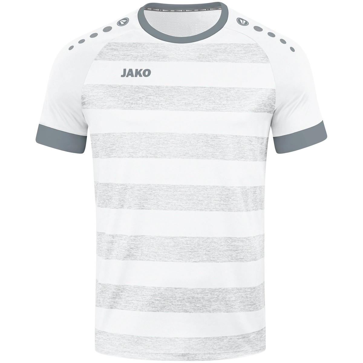 JAKO Trikot_Celtic_Melange_KA 4214K 003 weiß/steingrau