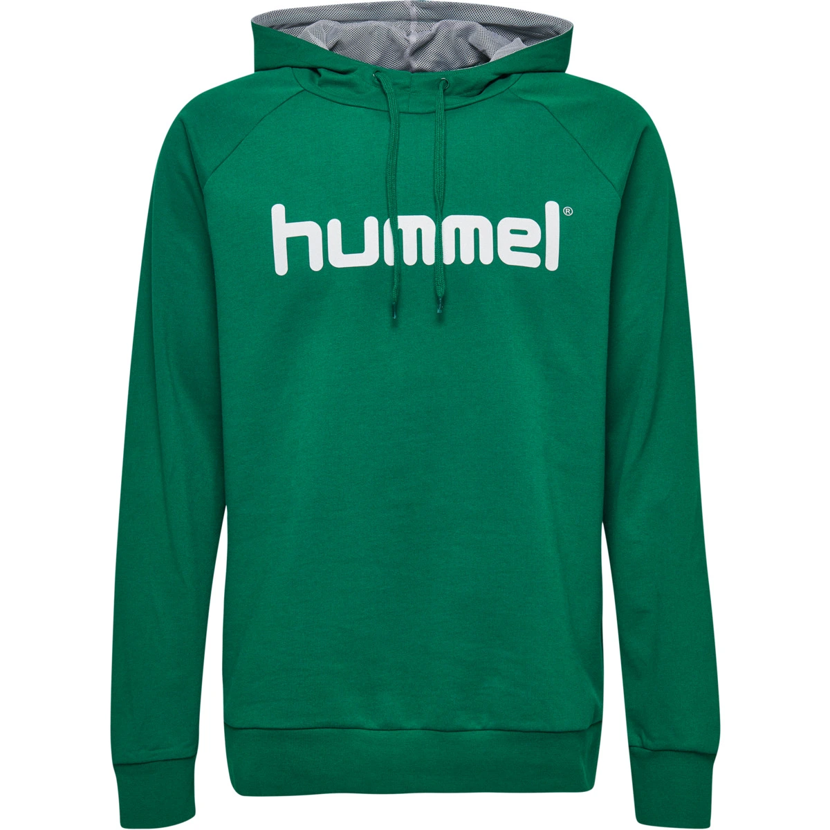 HUMMEL Fussball___Teamsport_Textil___Sweatshirts_Cotton_Logo_Hoody_Schwar 203511 6140 EVERGREEN