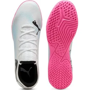 PUMA Herren_Fussball_Hallenschuhe_FUTURE_7_PLAY_IT 107727 001 PUMA WHITE-PUMA BLACK-POIS