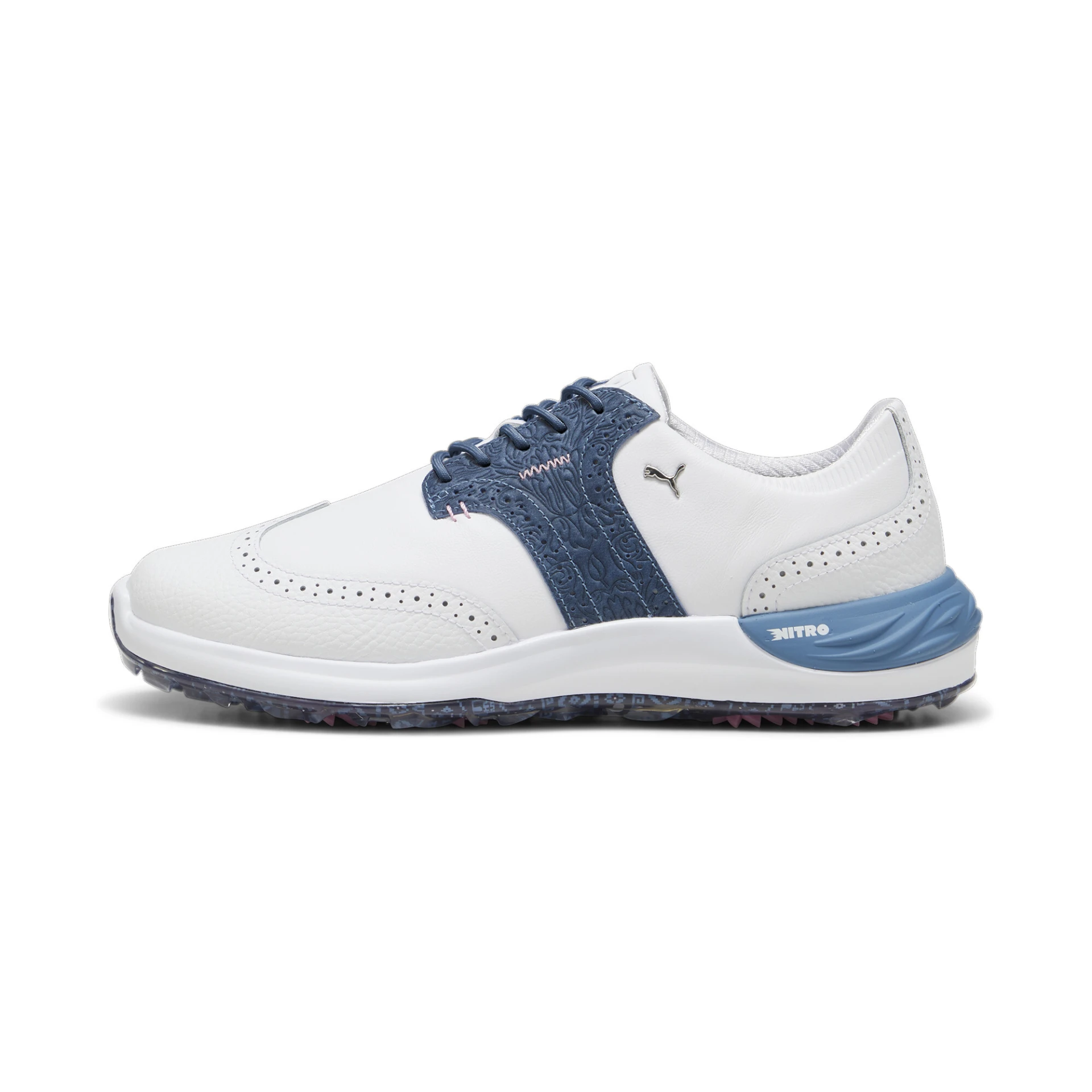 PUMA Phantomcat_NITRO_Fair_Isle 310223 001 PUMA White-Blue Horizon