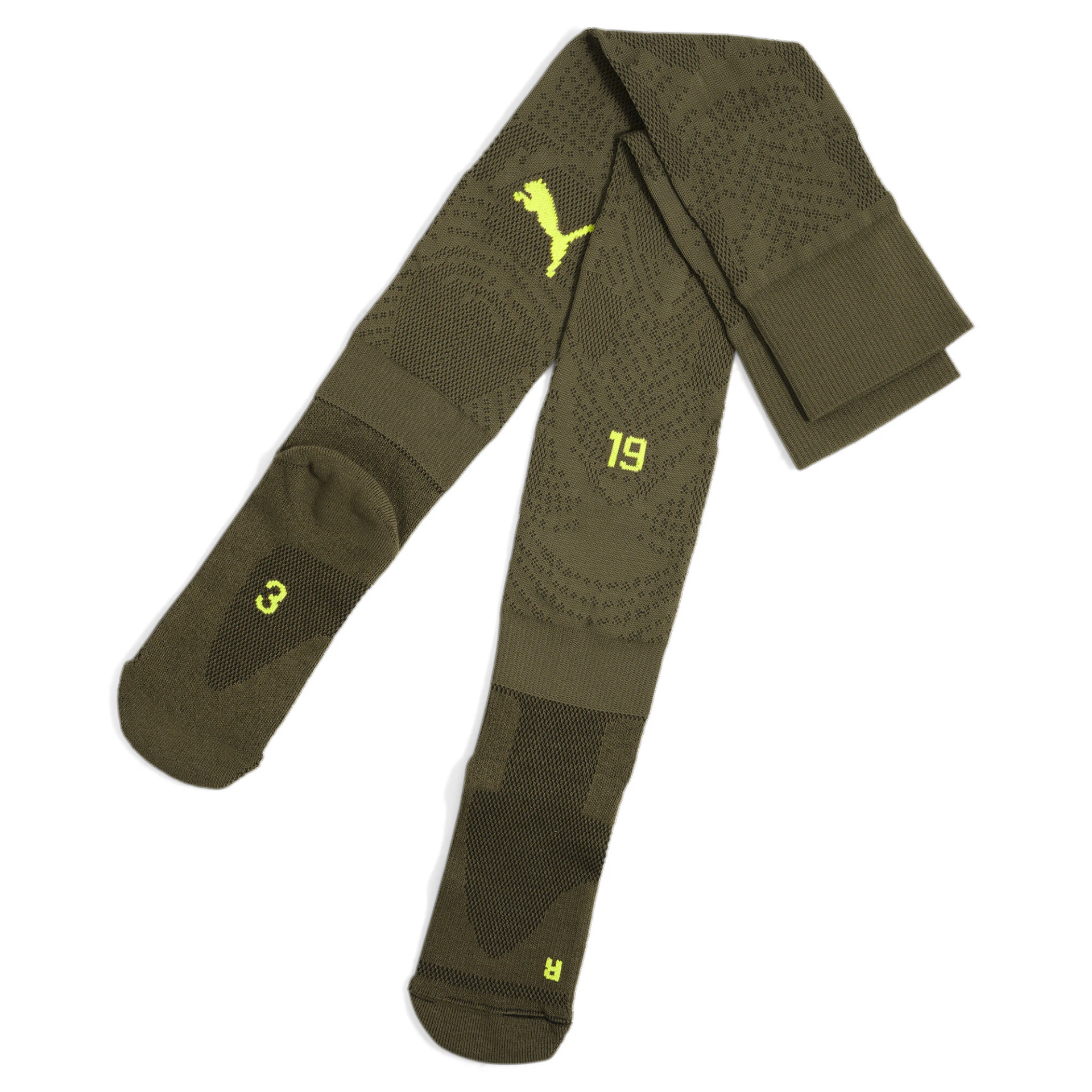PUMA Team_BVB_GK_Graphic_Socks_Replica 774995 097 Olive Drab-Myrtle