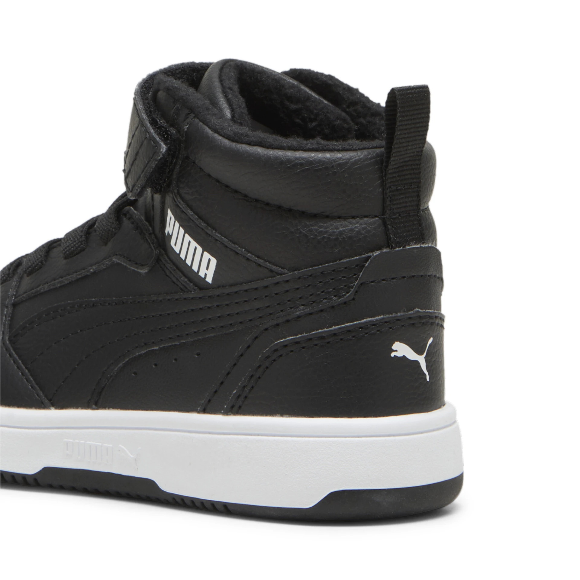 PUMA Puma_Rebound_V6_Mid_WTR_AC_plus_PS PUMA Puma_Rebound_V6_Mid_WTR_AC_plus_PS 307979 001 PUMA Black-PUMA White