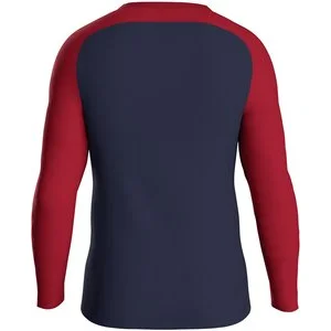 JAKO Herren_Sweatshirt_Sweat_Iconic A4T024HR8824 901 marine/chili rot