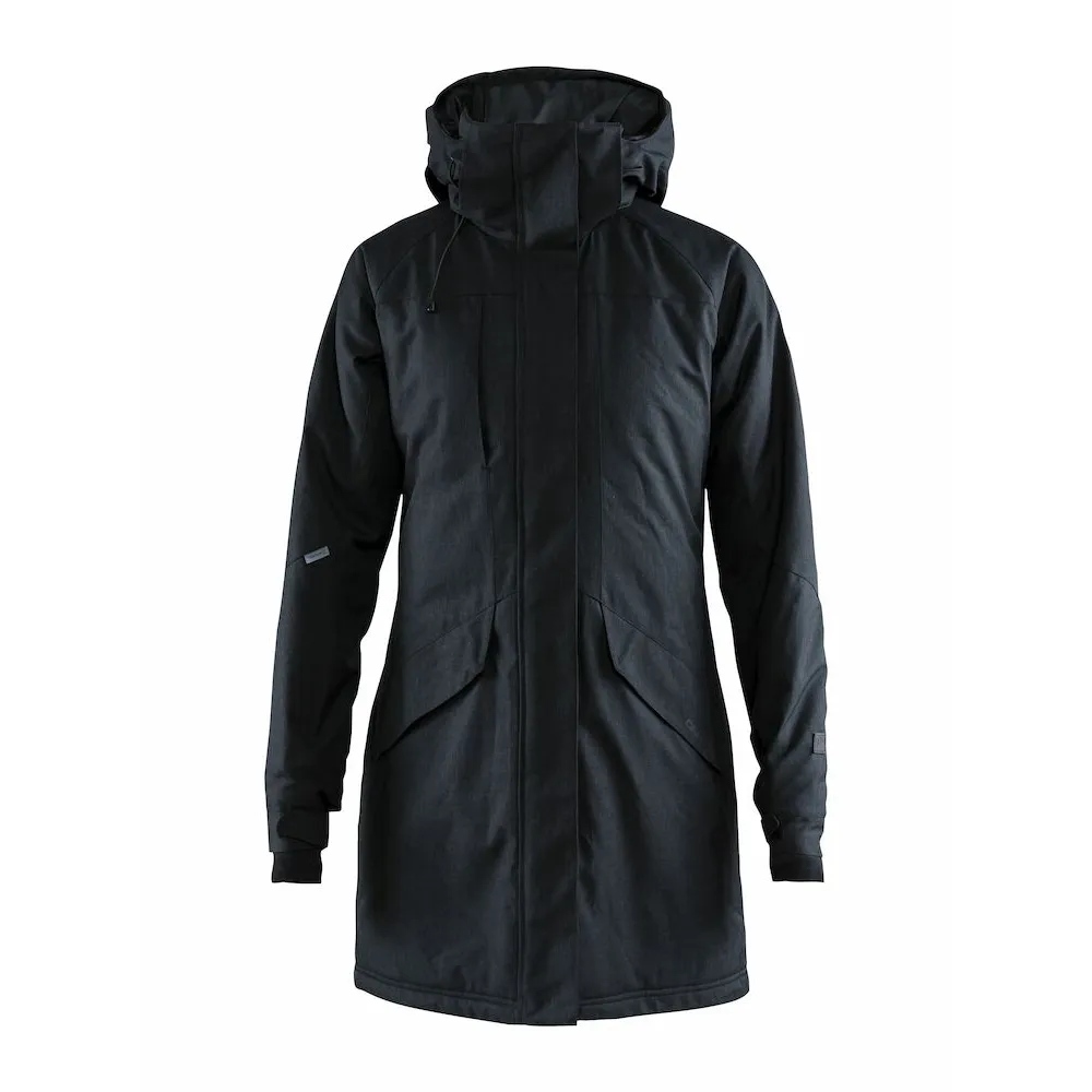 CRAFT MOUNTAIN_PADDED_PARKAS_W 1906321 998999 BLACK MELANGE