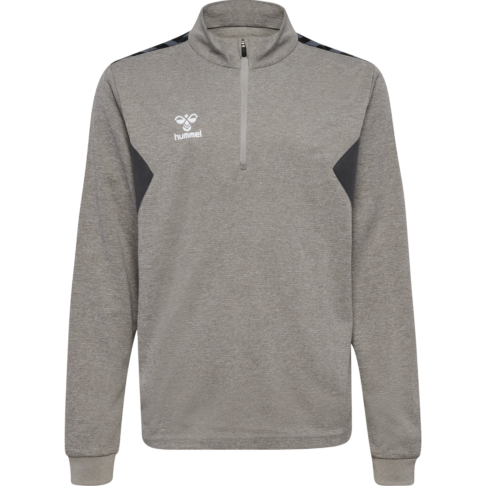 HUMMEL hmlAUTHENTIC_HALF_ZIP_SWEAT_KIDS 219974 2006 GREY MELANGE