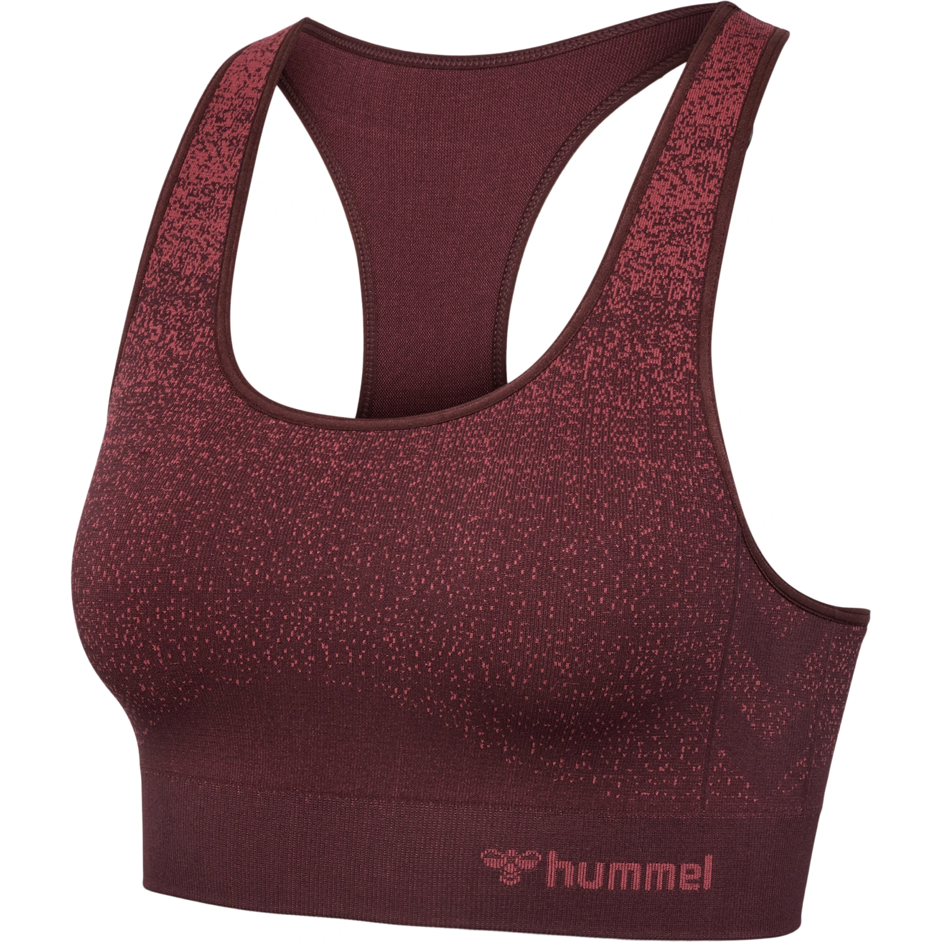HUMMEL hmlMT_FADE_SEAMLESS_SPORTS_TOP___BITTER_CHOCOLATE_MINERAL_RED___S 221849 8133 BITTER CHOCOLATE/MINERAL 