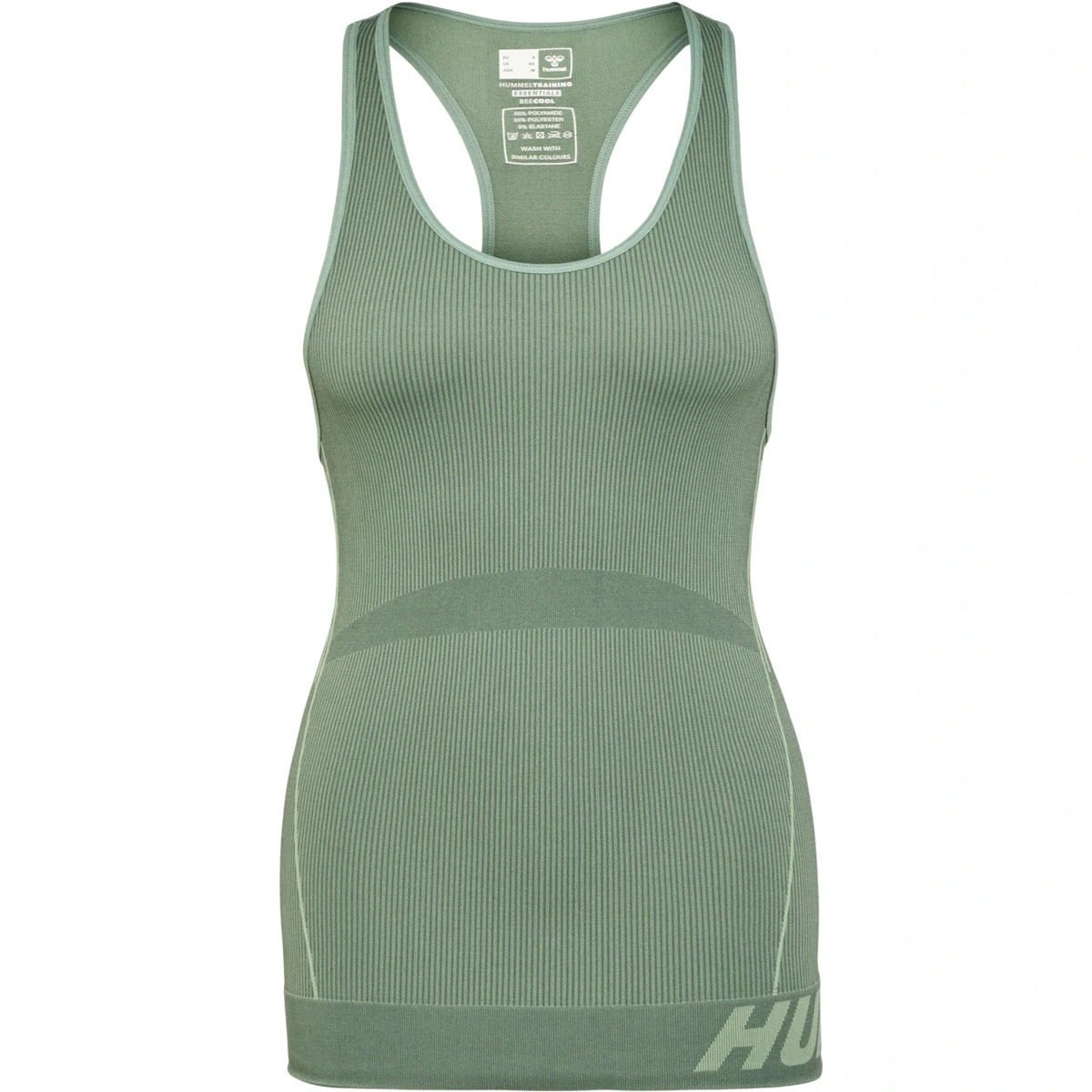 HUMMEL HUMMEL_Damen_Shirt_hmlTE_CHRISTEL_SEAMLESS_TOP 213754 2104 LILY PAD/ LAUREL WREATH M