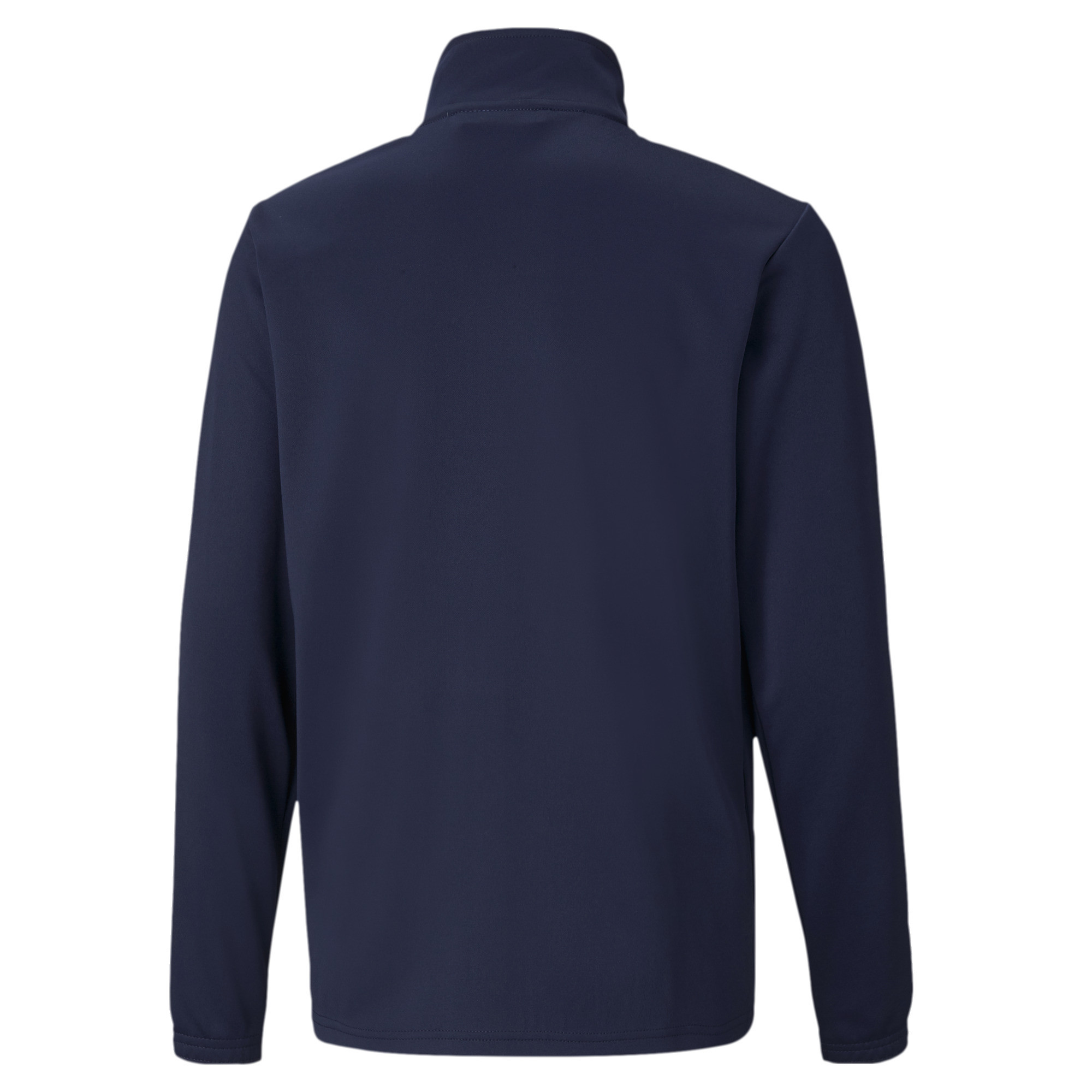 PUMA teamRISE_Training_Poly_Jacket_Jr 657393 006 PEACOAT-PUMA WHITE