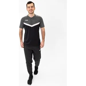 JAKO Herren_Polo_Polo_Iconic A4T027JU6324 801 schwarz/anthrazit