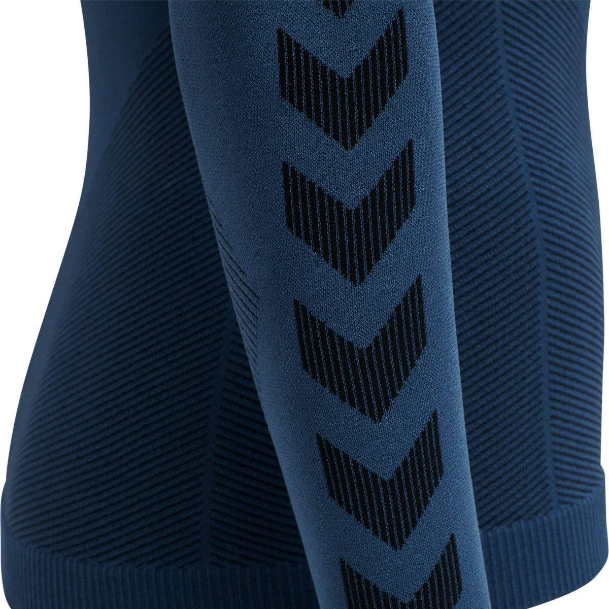 HUMMEL Damen_Hemd__FIRST_SEAMLESS_JERSEY_L_S_WOMAN 202645 7642 DARK DENIM
