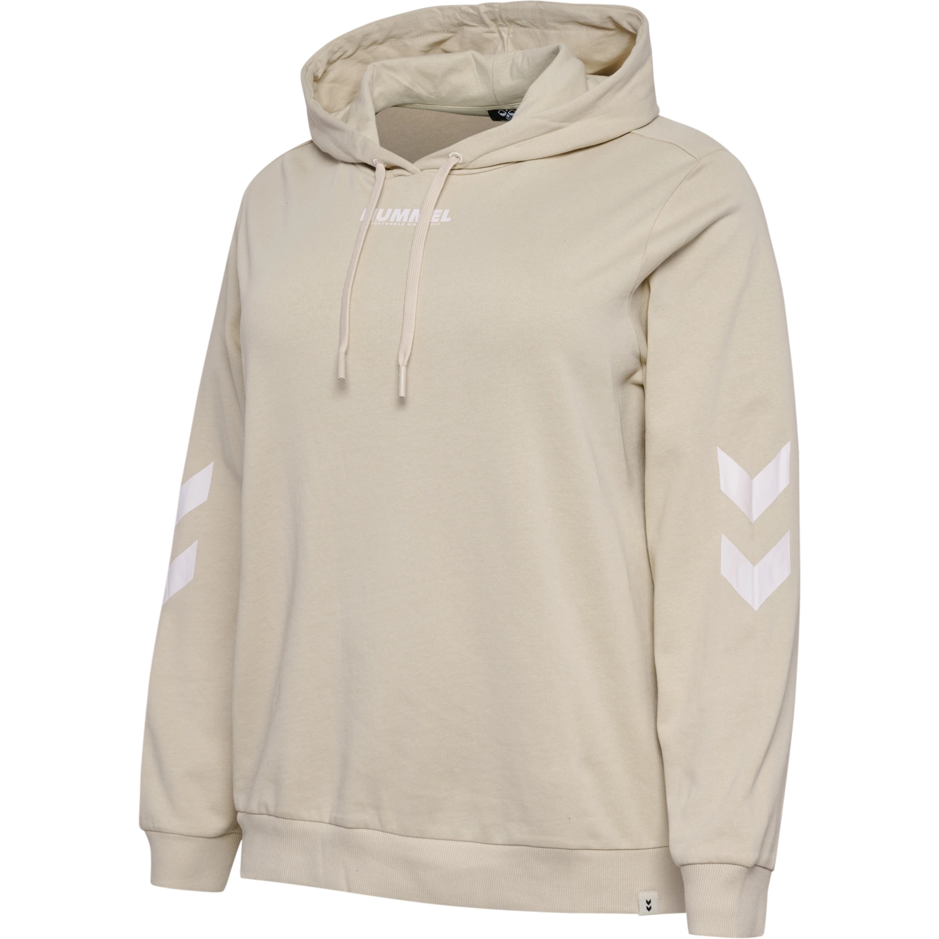 HUMMEL hmlLEGACY_WOMAN_HOODIE_PLUS 218411 1116 PUMICE STONE