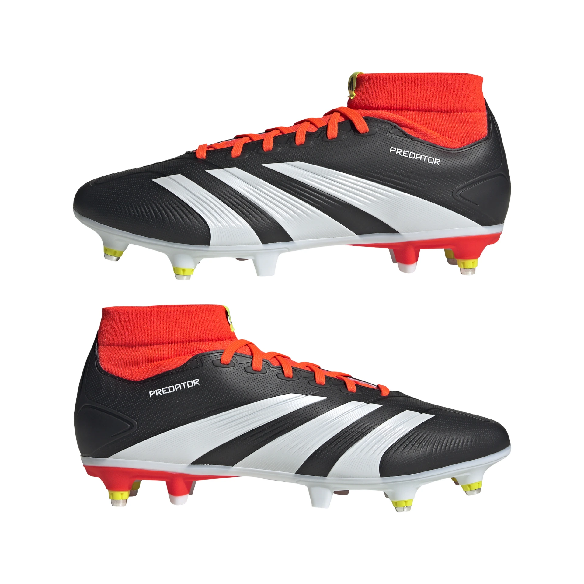 ADIDAS PREDATOR_LEAGUE_SOCK_SG IG7741 000 CBLACK/FTWWHT/SOLRED