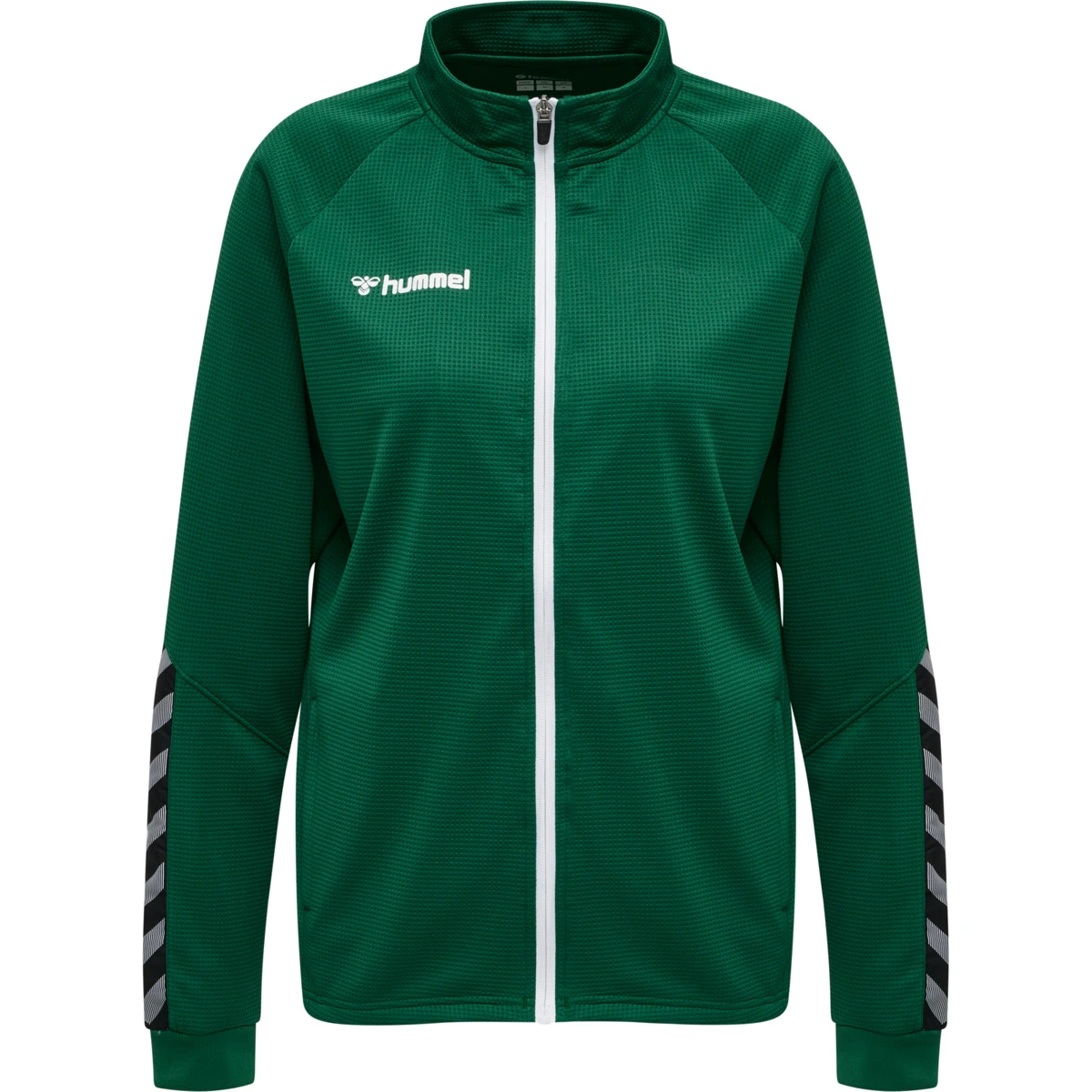 HUMMEL Damen_Sweatshirt_AUTHENTIC_POLY_ZIP 205368 6140 EVERGREEN