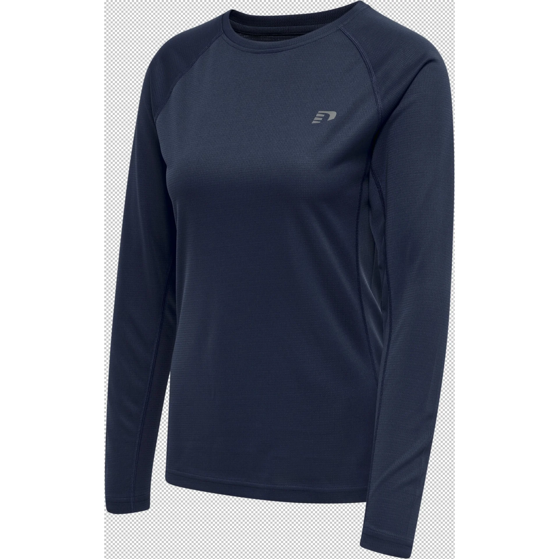 NEWLINE Damen_Shirt_WOMENS_CORE_RUNNING_T_SHIRT_L_S 500103 1009 BLACK IRIS