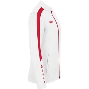 JAKO Damen_Sportanzug_Polyesterjacke_Power A4T023DA9323D 004 weiß/rot