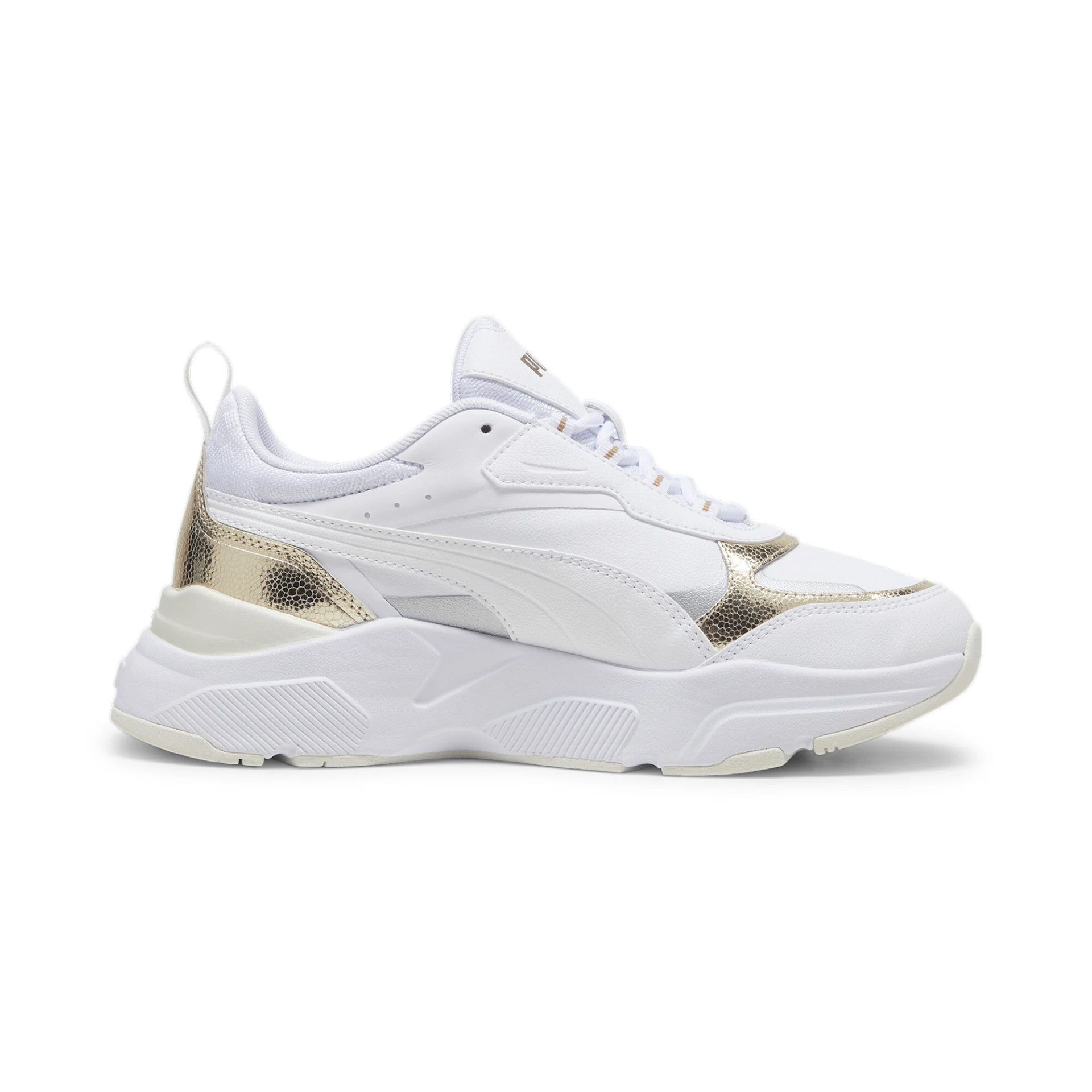PUMA Cassia_Metallic_Shine 395267 001 PUMA WHITE-PUMA GOLD-PUMA