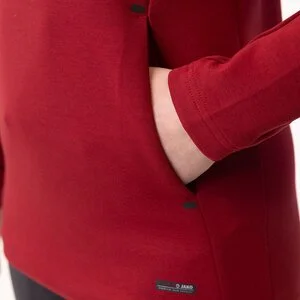 JAKO Damen_Kapuzensweat_Premium_Basics A4T023DA6729D 01 rot meliert