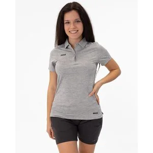 JAKO Damen_Polo_Premium_Basics A4T023DA6329D 40 hellgrau meliert