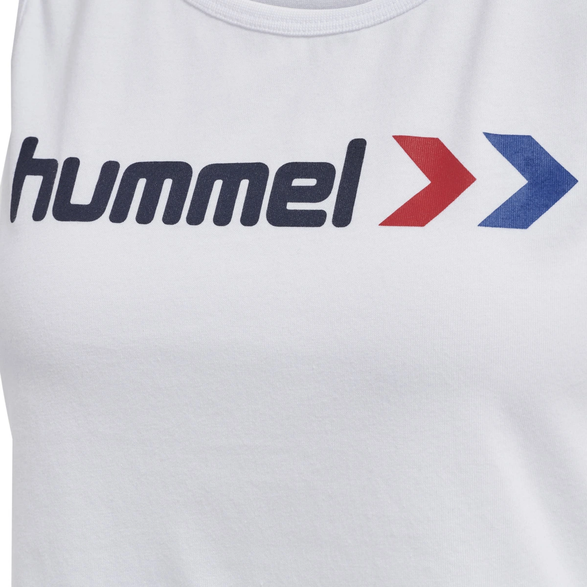 HUMMEL Damen_Shirt_hmlIC_TEXAS_CROPPED_TANKTOP 214323 9073 WHITE/PEACOAT