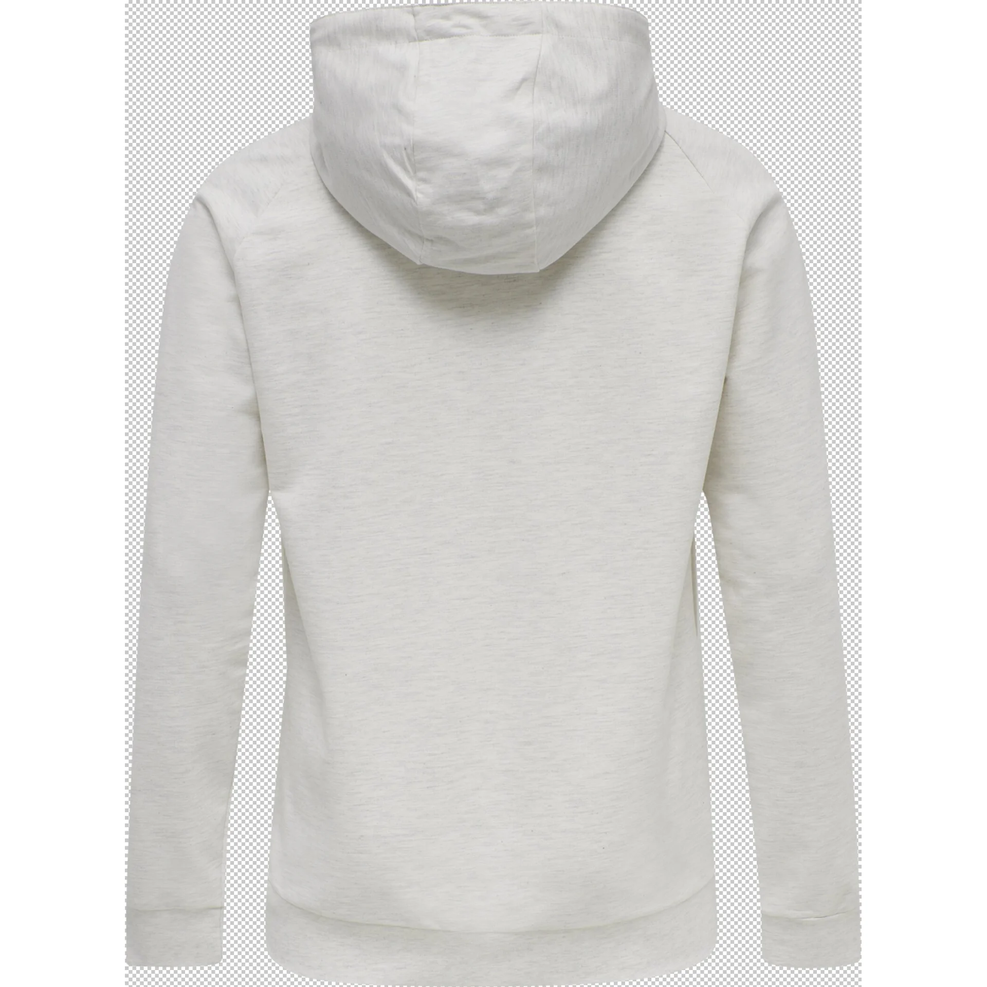 HUMMEL Fussball___Teamsport_Textil___Sweatshirts_Cotton_Logo_Hoody_Schwar 203511 9158 EGRET MELANGE