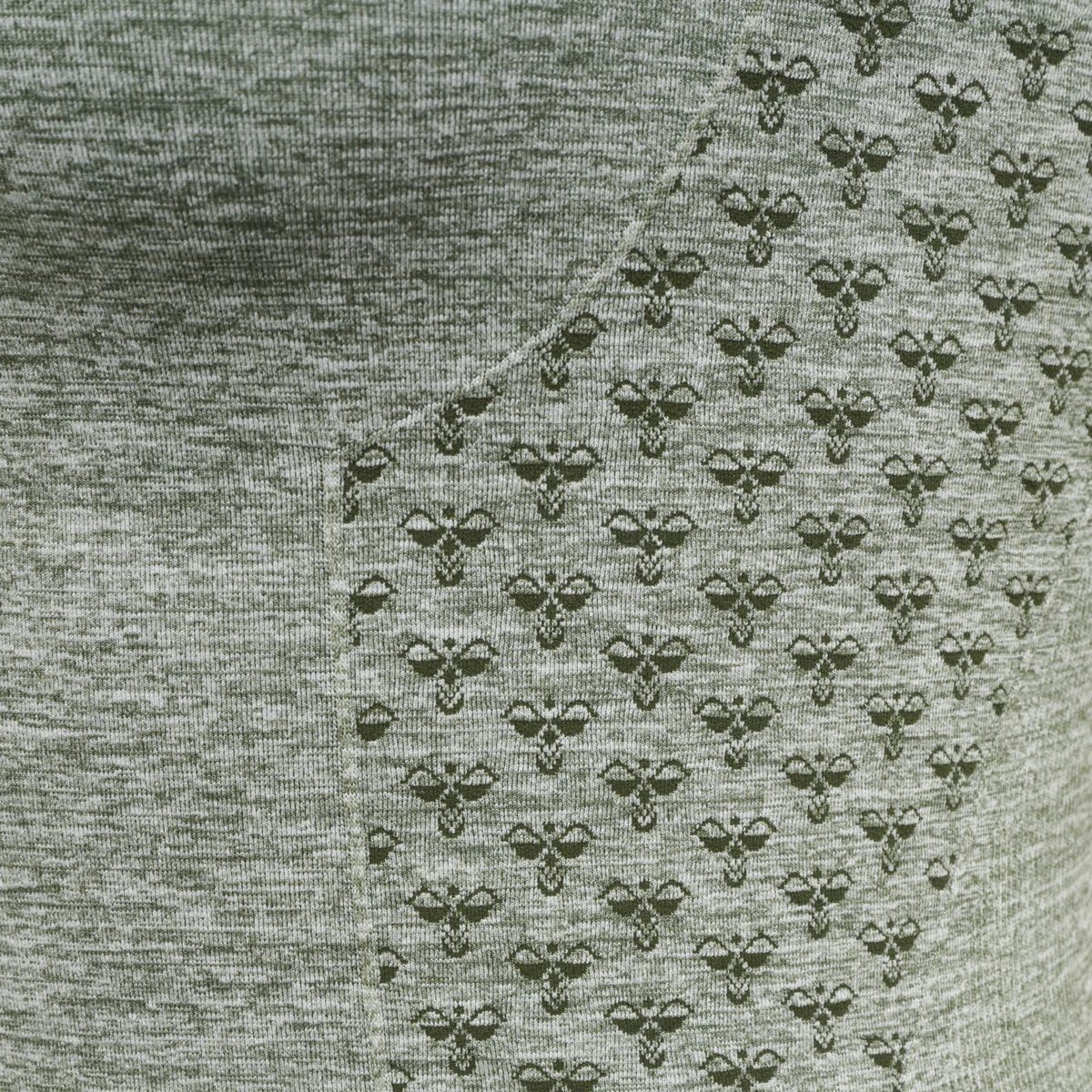 HUMMEL Damen_Shirt_hmlCI_SEAMLESS_TOP 210495 2121 LILY PAD MELANGE
