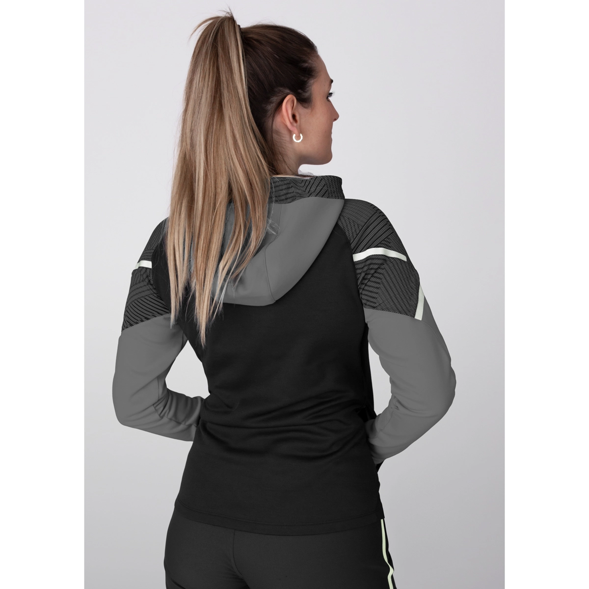 JAKO Kapuzenjacke_Performance 6822K 804 schwarz/anthra light