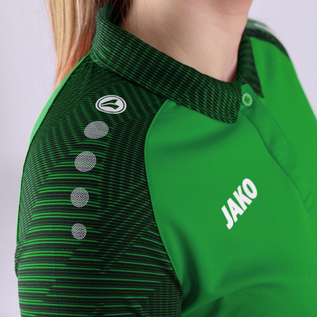 JAKO Polo_Performance 6322D 221 soft green/schwarz