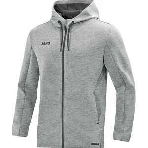 JAKO Herren_Kapuzenjacke_Premium_Basics A4T023HR6829 40 hellgrau meliert