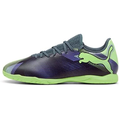 PUMA Herren_Fussball_Hallenschuhe_FUTURE_7_PLAY_IT 107942 003 Gray Skies-Elektro Purple-