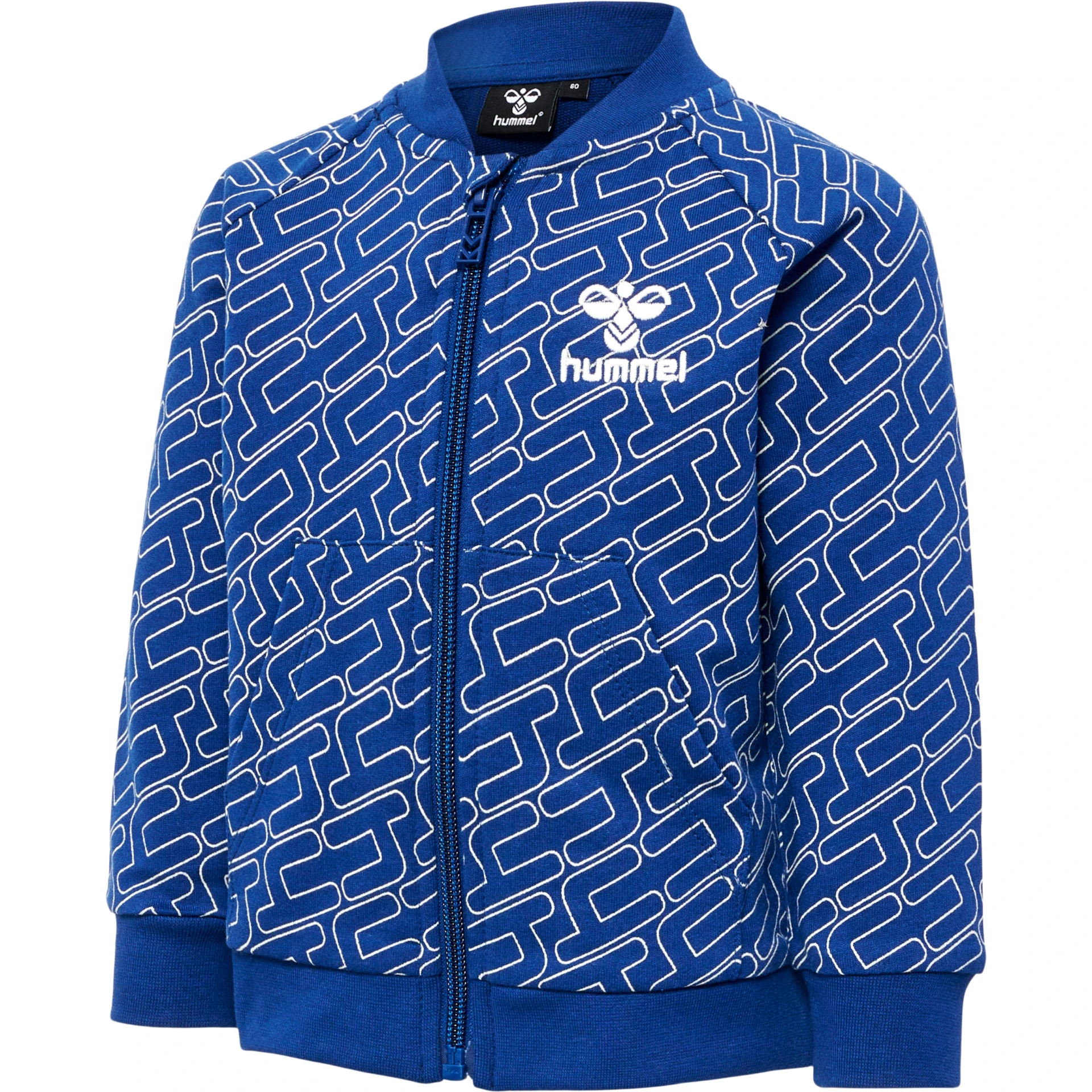 HUMMEL hmlLOGUN_ZIP_JACKET___NAVY_PEONY___74 218054 7017 NAVY PEONY