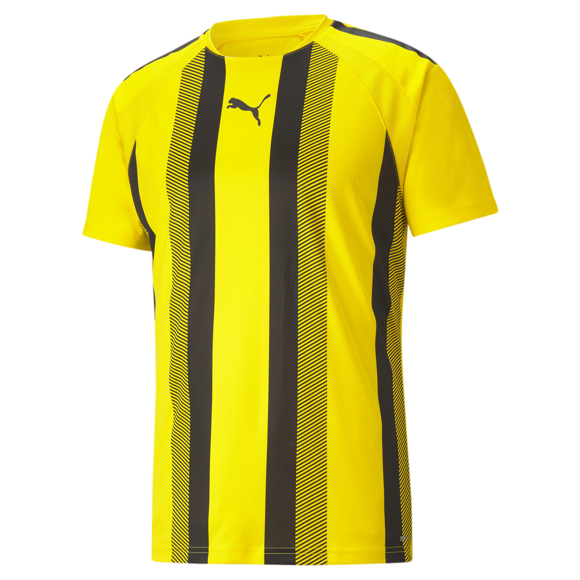 PUMA teamLIGA_Striped_Jersey 704920 007 CYBER YELLOW-PUMA BLACK