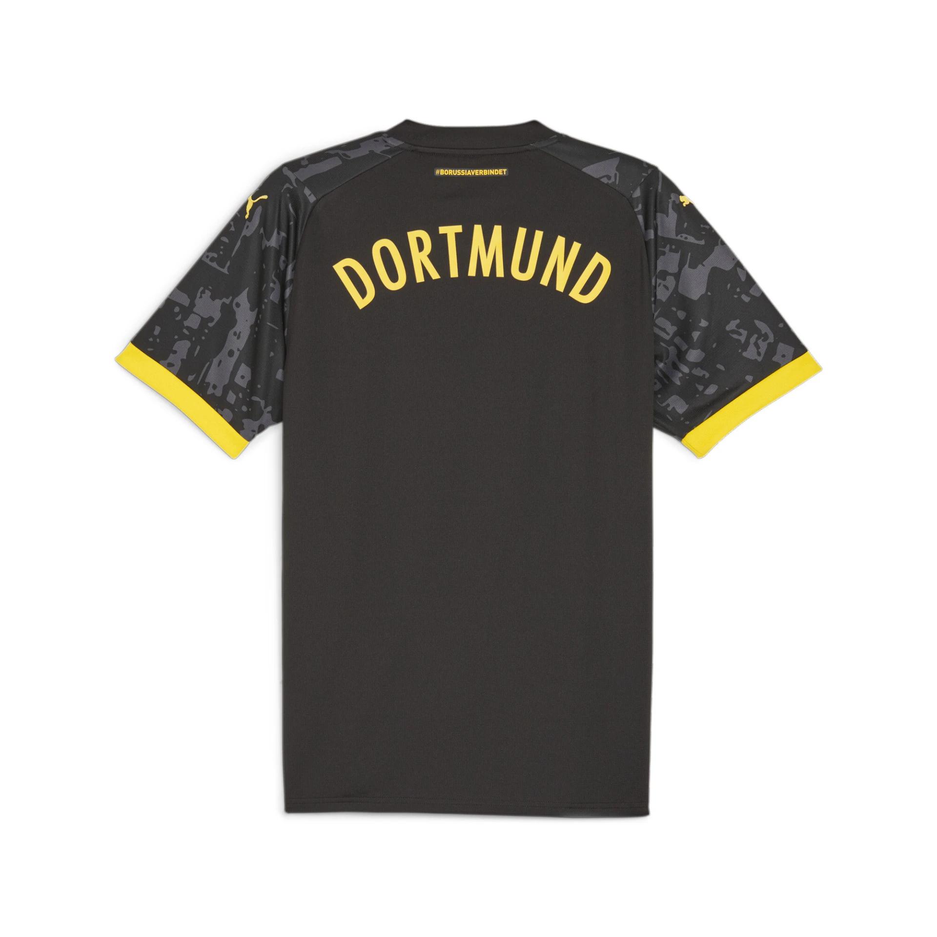 PUMA BVB_Away_Jersey_Replica 770612 002 PUMA BLACK-CYBER YELLOW
