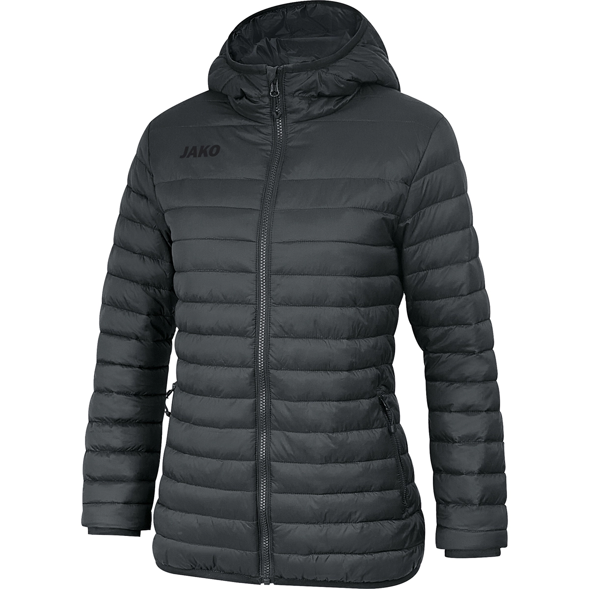 JAKO Fussball___Teamsport_Textil___Coachjacken_Steppjacke_Damen 7204D 08 schwarz