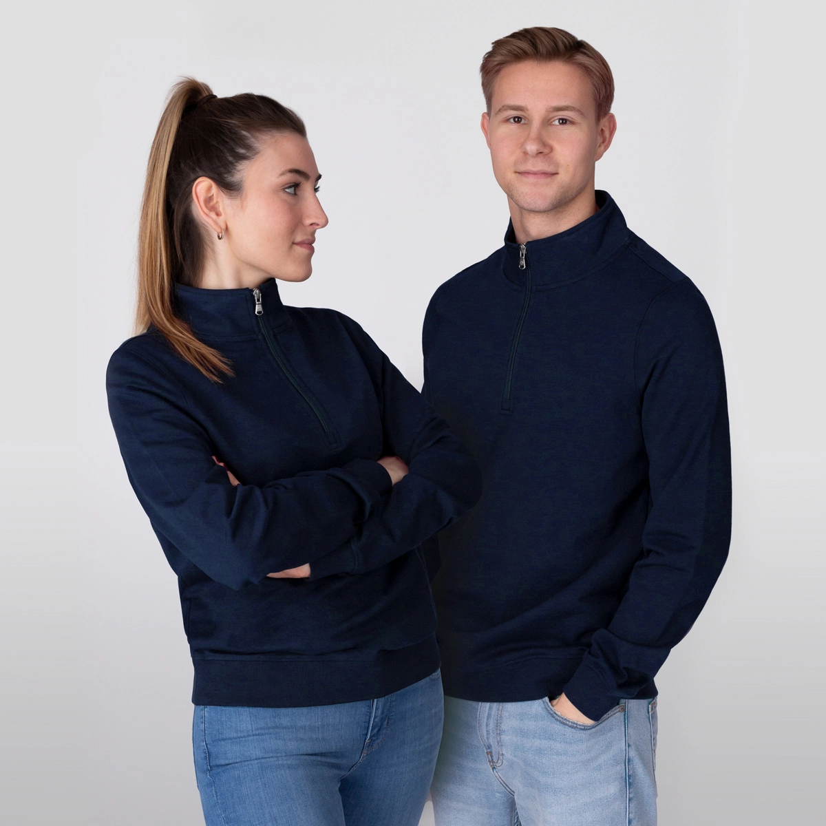 JAKO Ziptop_Doubletex A4T021HRC8630 900 marine