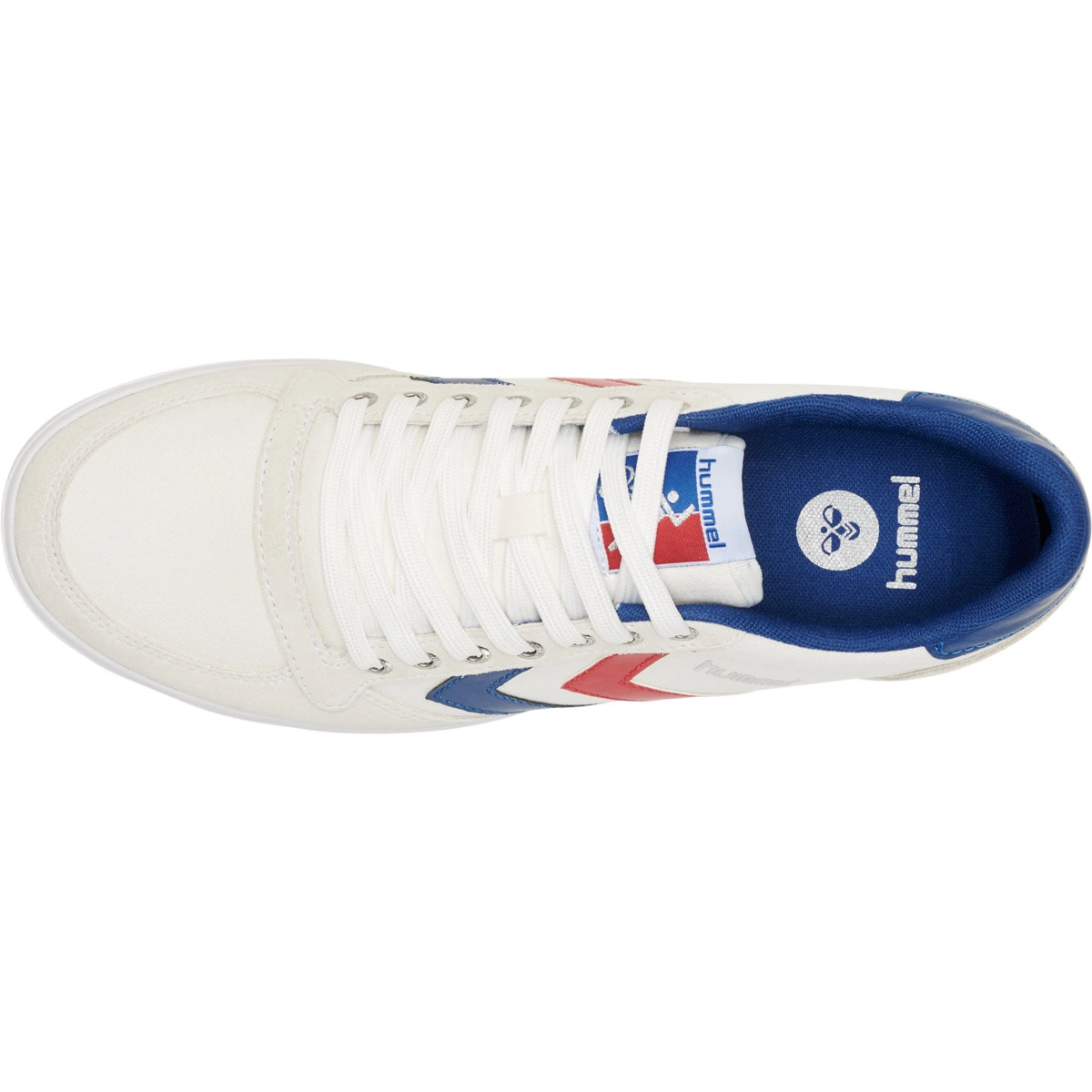 HUMMEL Herren_Freizeitschuhe_Slimmer_Stadil_Low 063512 9228 WHITE/BLUE/RED/GUM
