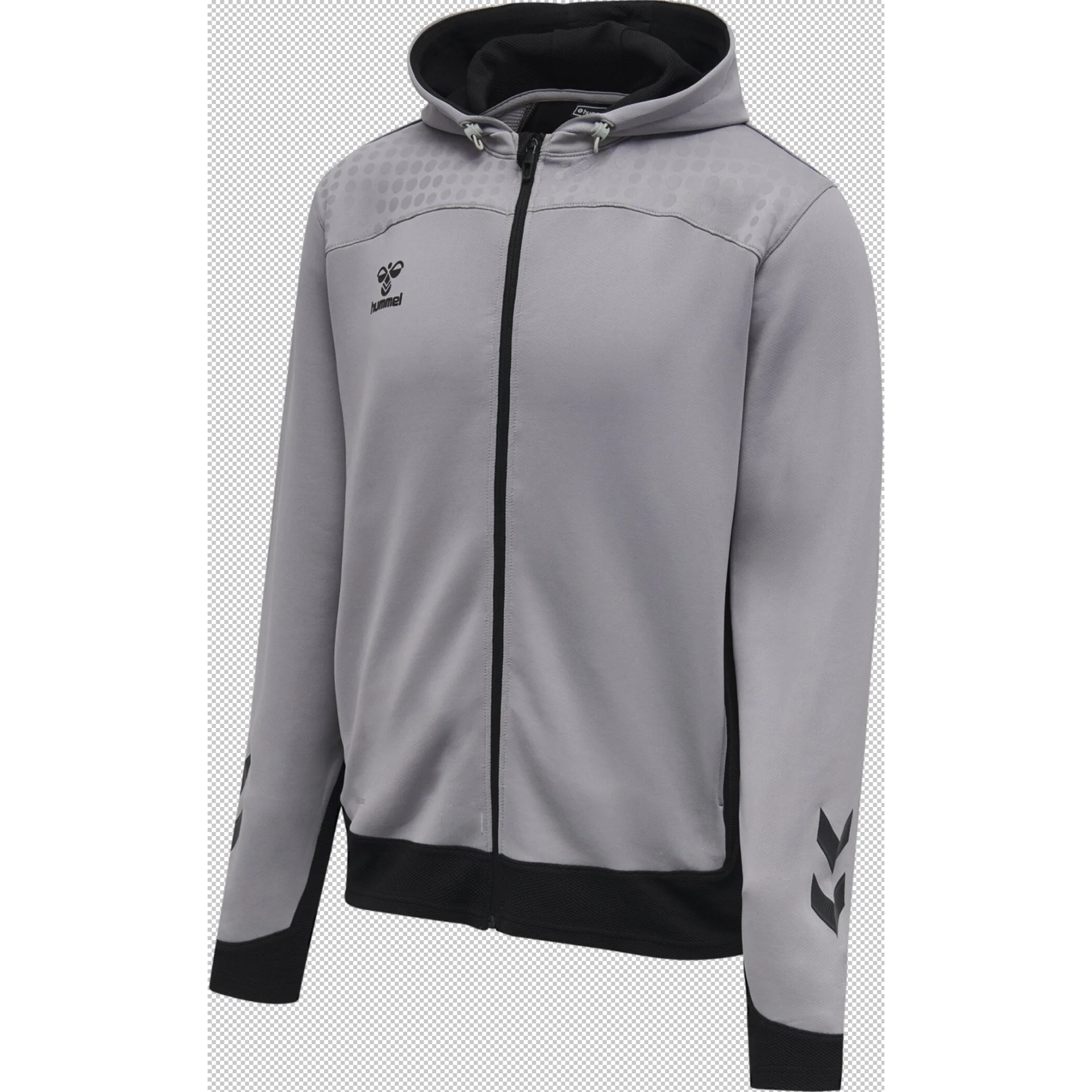 HUMMEL HUMMEL_Herren_Kapuzensweat_LEAD_ZIP_POLY_HOODIE 207411 2006 GREY MELANGE