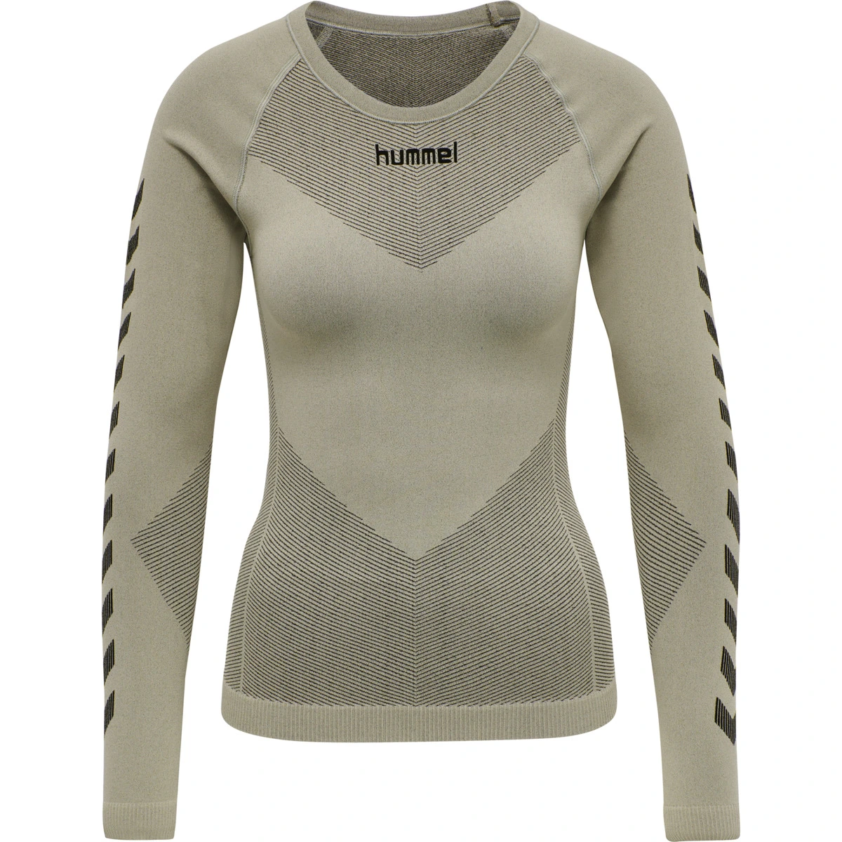 HUMMEL Damen_Hemd__FIRST_SEAMLESS_JERSEY_L_S_WOMAN 202645 2931 LONDON FOG