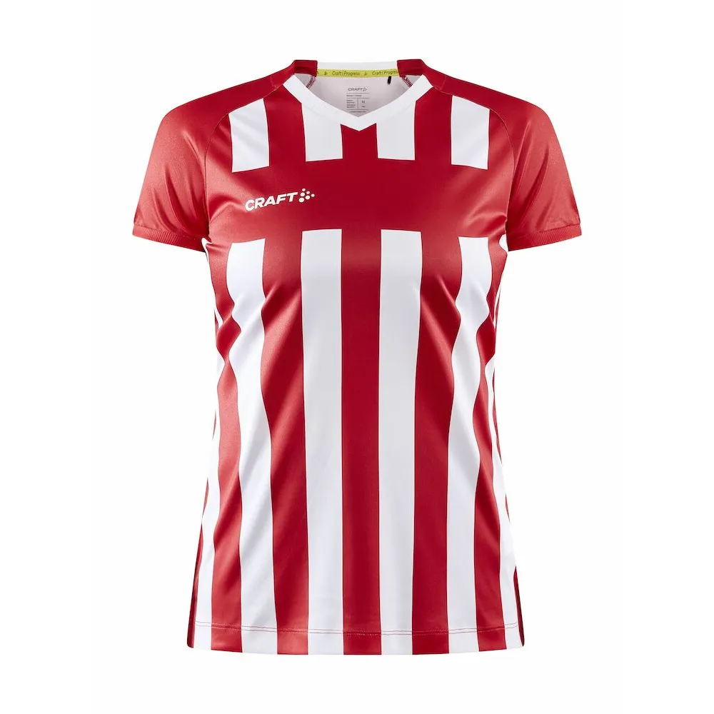 CRAFT Progress_20_Stripe_Jersey_W 1910176 430900 BRIGHT RED/WHITE