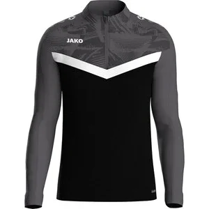 JAKO Herren_Pullover_Ziptop_Iconic A4T027JU8624 801 schwarz/anthrazit